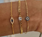 Dainty Evil Eye Bracelet Nazr Bracelet