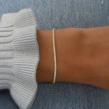 Load image into Gallery viewer, Diamond Tennis Diamond Bracelet | Tarnish-Free
