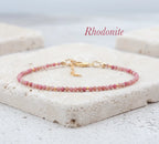Minimalist Dainty Beads Gemstone Bracelet