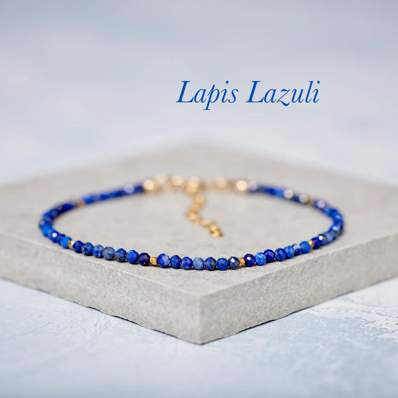 Minimalist Dainty Beads Gemstone Bracelet