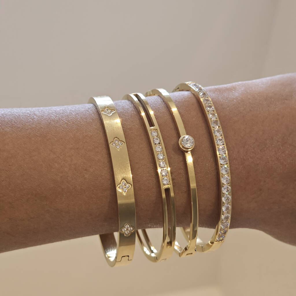 Rosie Hollow Bangle