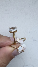 Marquise Oval Ring