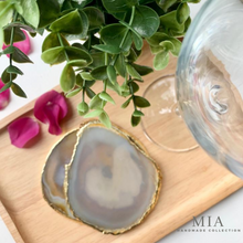 Load image into Gallery viewer, Rose Quartz Natural Crystal Coaster
