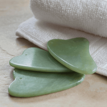 Load image into Gallery viewer, Gua Sha Rose Quartz and Jade | Firming Facial Reliever
