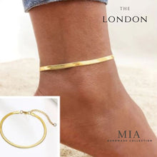 Load image into Gallery viewer, Anklet bracelet | gold chain anklet | thick chain gold anklet bracelet
