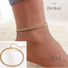 Load image into Gallery viewer, Anklet bracelet | gold chain anklet | thick chain gold anklet bracelet
