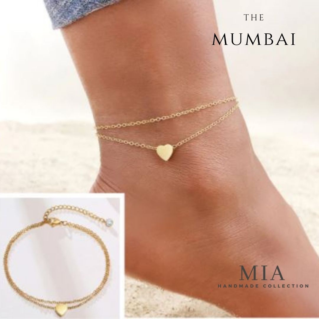 Anklet bracelet | gold chain anklet | thick chain gold anklet bracelet (Copy)