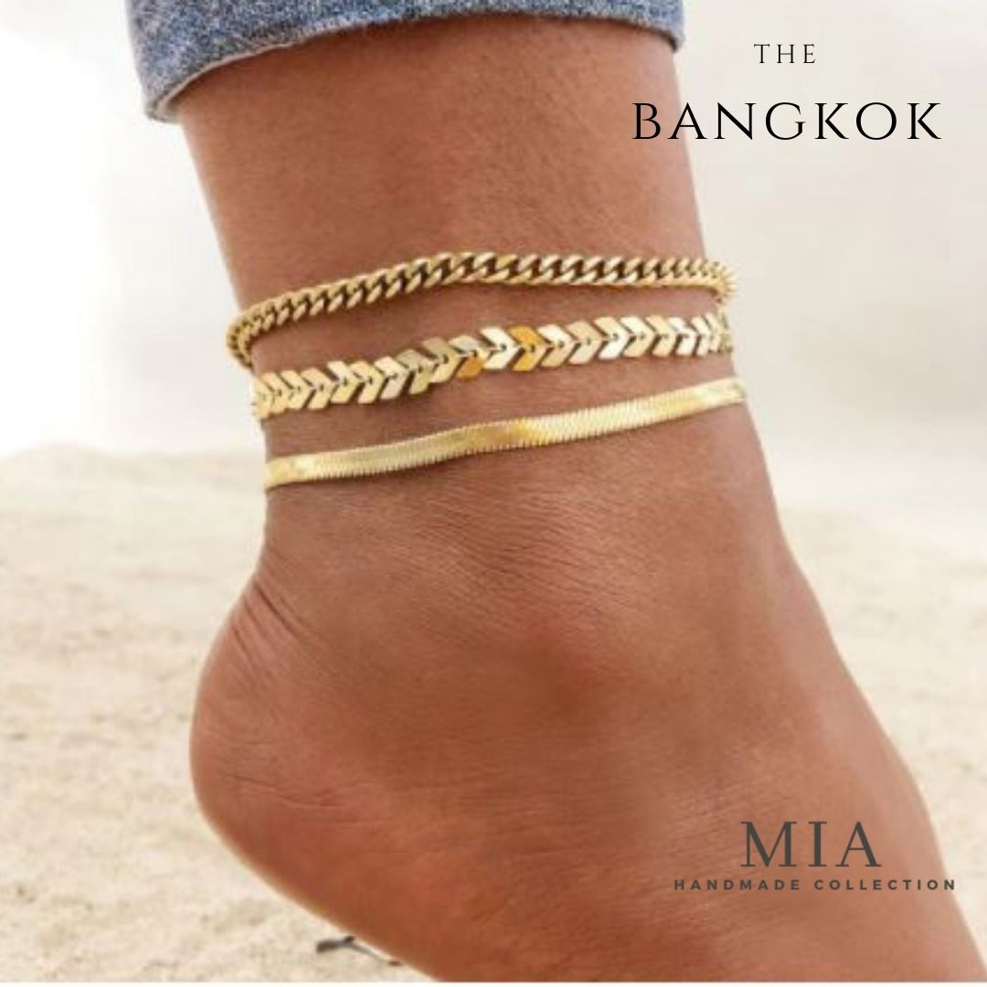 Anklet bracelet | gold chain anklet | thick chain gold anklet bracelet (Copy)