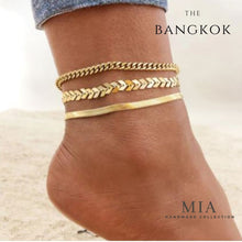 Load image into Gallery viewer, Anklet bracelet | gold chain anklet | thick chain gold anklet bracelet
