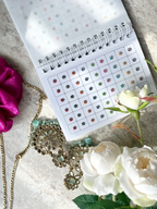 Bindi book bindi/chandlo sticker book | 360 assorted coloured velvet bindis