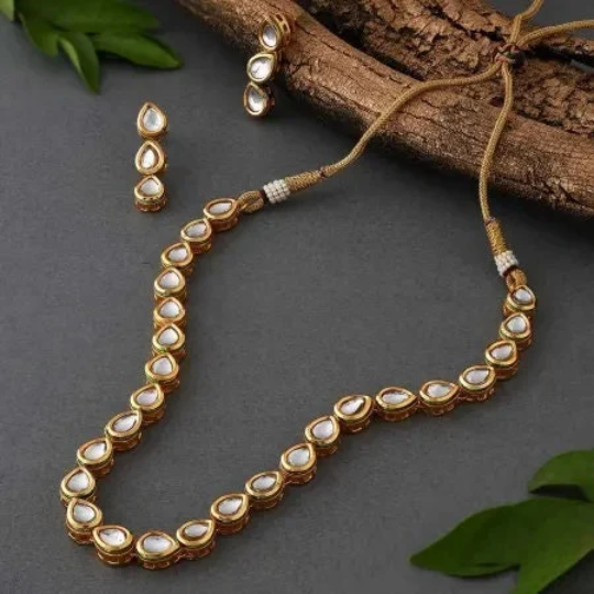 Indian Wedding Jewellery Antique gold | Necklace set choker earrings